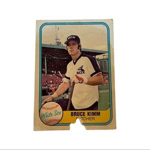 1981 Fleer Baseball Card #355 Bruce Kimm